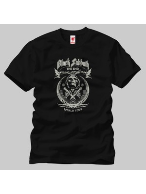 Crazy Black Sabbath The End Grim Reaper Erkek Tişört