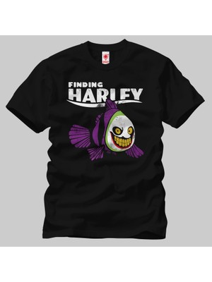 Crazy Joker Finding Harley Nemo Erkek Tişört