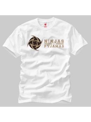 Crazy Team Ninjas In Pyjamas Logo 2 Erkek Tişört