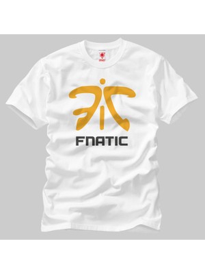 Crazy Team Fnatic Logo Erkek Tişört