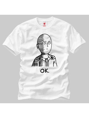 Crazy One Punch Man Ok Hero Erkek Tişört