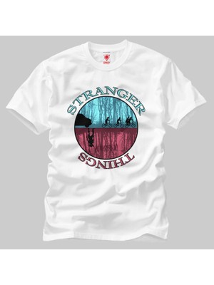 Crazy Stranger Things The Upside Down Erkek Tişört