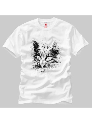 Crazy Angry Cat Erkek Tişört