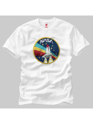 Crazy Nasa Vintage Colors Erkek Tişört
