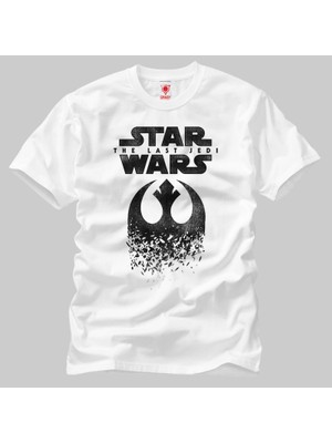 Crazy The Last Jedi Rebel Logo Erkek Tişört