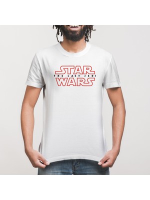Crazy The Last Jedi Logo Erkek Tişört