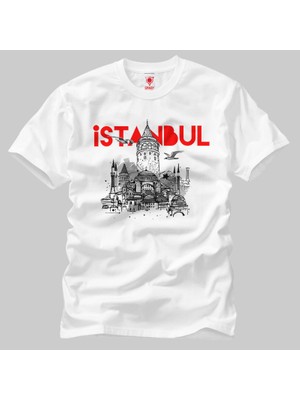 Crazy Istanbul Galata Tower Erkek Tişört