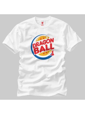 Crazy Dragonball Logo Erkek Tişört