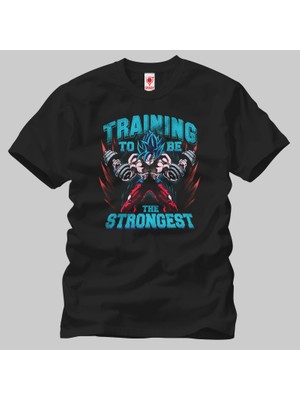 Crazy Training To Be Strongest Gym Super Erkek Tişört