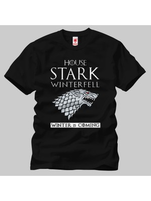 Crazy Game Of Thrones Stark Winterfell Erkek Tişört