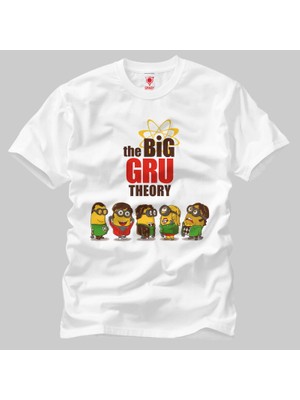 Crazy Minion The Big Gru Theory Erkek Tişört
