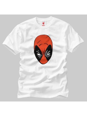 Crazy Deadpool: Head Erkek Tişört