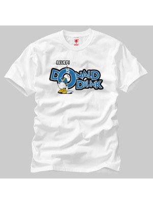 Crazy Donald Drunk Erkek Tişört