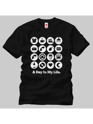 Crazy A day In My Life Erkek Tişört