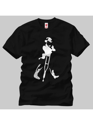 Crazy Johnie Walked Değnek Erkek Tişört