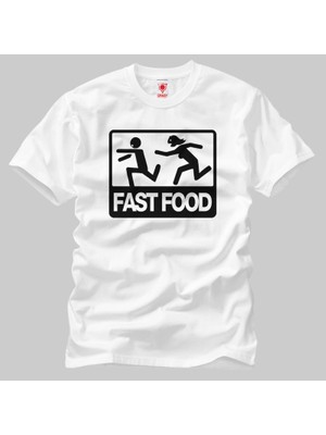 Crazy Fast Food Erkek Tişört