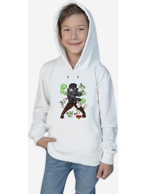 Phi Ajans Brawl Stars Beyaz Çocuk Yetişkin Sweatshirt Crow Ab 15