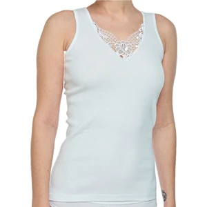 FSM1453 Kadın Pamuklu V-Yaka Dantellı Atlet