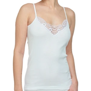 FSM1453 Kadın Pamuklu Ip Askılı Dantellı Atlet 2'li