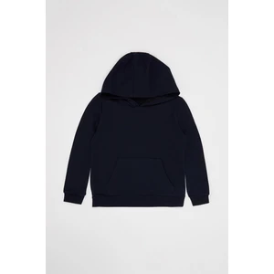 Erkek Çocuk Kapüşonlu Kanguru Cepli İçi Yumuşak Tüylü Sweatshirt S9424A620WN