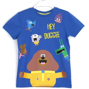 Dobakids Hey Duggee Baskılı Erkek Çocuk Tshirt 1 - 5 Yaş Mavi