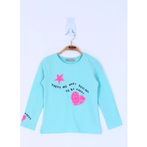 Kız Çocuk Pul Işlemeli Sweatshirt
