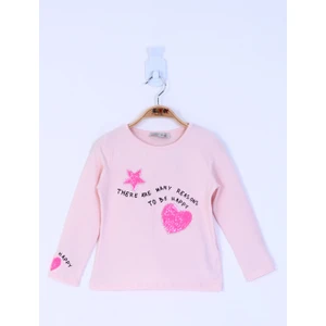 Kız Çocuk Pul Işlemeli Sweatshirt