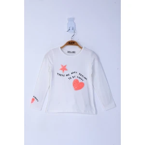 Kız Çocuk Pul Işlemeli Sweatshirt