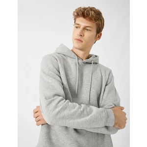 Erkek Kapüşonlu Uzun Kollu Sweatshirt