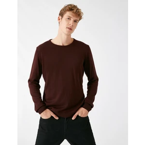 Uzun Kollu Bisiklet Yaka Triko Kazak