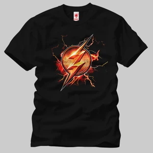 Justice League Flash Logo Erkek Tişört