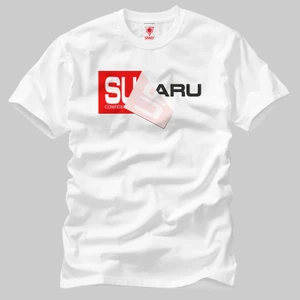 Subaru Red Logo Erkek Tişört