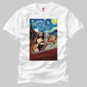 Starry Night Car Erkek Tişört