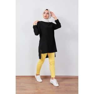 Ultra Likra Dar Kalıp Gabardin Pantolon - Sarı