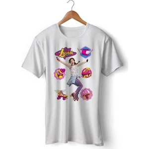 Art Hediye Soy Luna Genç Kız Paten Logolu Baskılı Tişört Tshirt