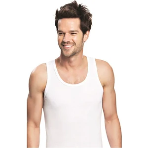 Erkek Beyaz 6'lı Paket Pamuklu Penye Atlet Beyaz 3xl