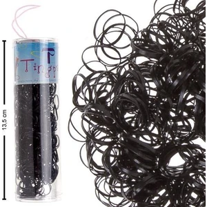 Bijuteri Net Lastikli Çocuk Tüp Toka Siyah 2,5 Cm.(Tüp Uzunluğu 13,5 Cm)