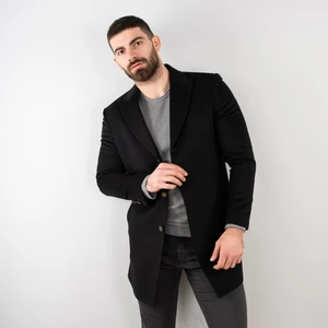 Regular Fit Erkek Kaşe Kaban