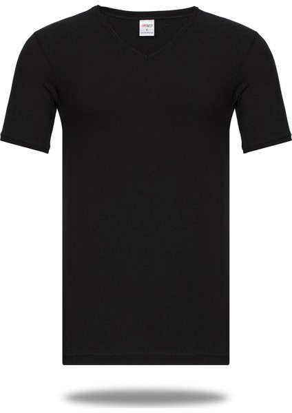 Erkek Likralı V.yaka T-Shirt 6'lı fiyatları