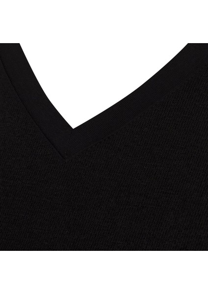Erkek Likralı V.yaka T-Shirt 6'lı modelleri