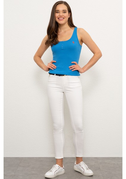 Kadın Mavi Denim Pantolon 50216732-DN0015