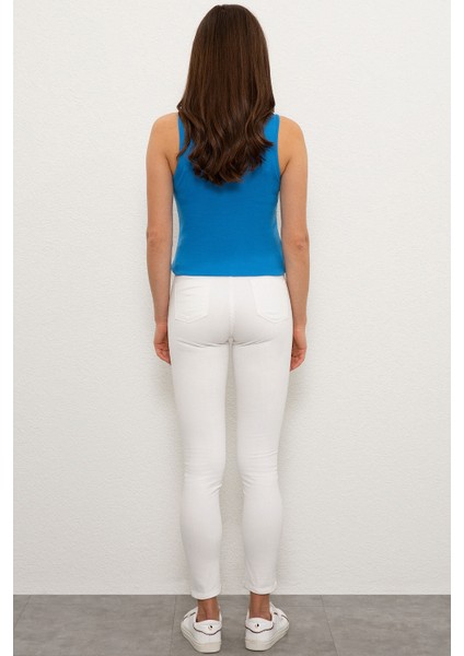 Kadın Mavi Denim Pantolon 50216732-DN0015