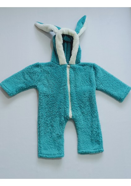 Yeşil Renkli Polar Bebek Tulumu modelleri