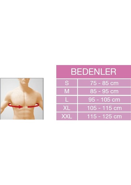 K 502 Çelik Destekli Göğüs Korsesi