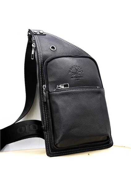 Siyah Erkek Bady Bag Çapraz Omuz Çantası 879055200412712