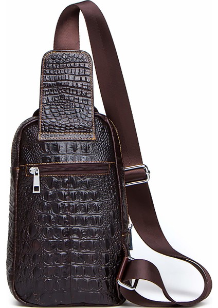 Olia - Deri Prestige Serie Croco Erkek Omuz Çantası fiyatları