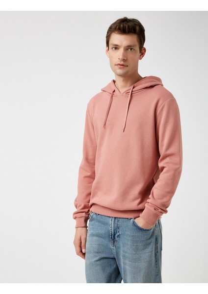Erkek Basic Kapüsonlu Uzun Kollu Sweatshirt fiyatları
