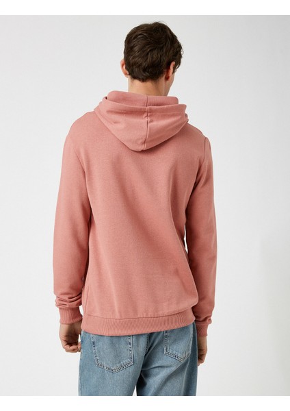 Erkek Basic Kapüsonlu Uzun Kollu Sweatshirt fırsatları