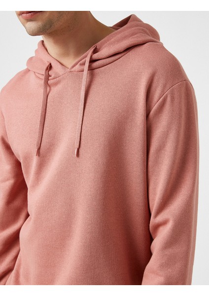 Erkek Basic Kapüsonlu Uzun Kollu Sweatshirt indirimleri