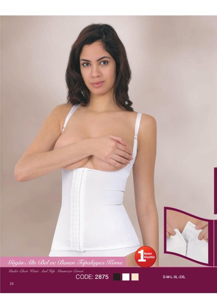 MI 2875 Göğüs Altı Bel Ve Basen Toparlayıcı Korse